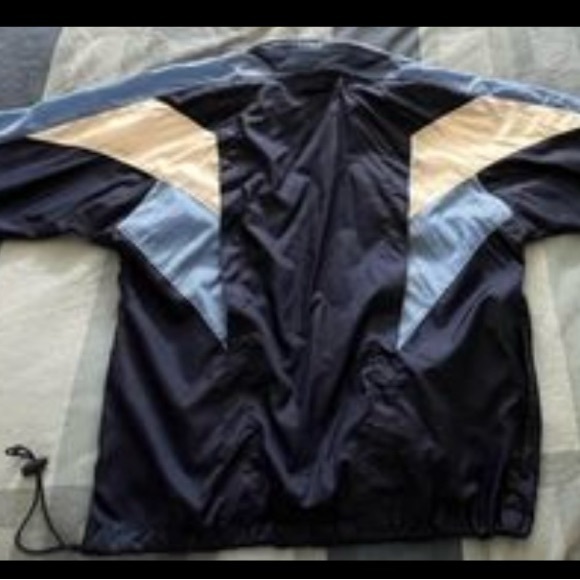NIKE Vintage Windbreaker Jacket. Sz. Large. Blue and white. - Picture 3 of 3